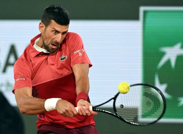 Novak Djokovic pelaa Ranskan avoimissa (Kuva: AOP)